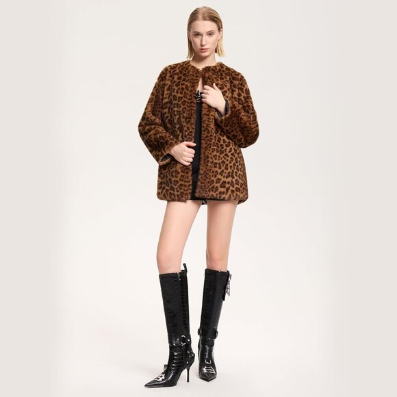 Women's Cool Black Pointed Toe Slim Calf Sexy Stiletto High Heel Long Tall Boots - Picture 2 of 7